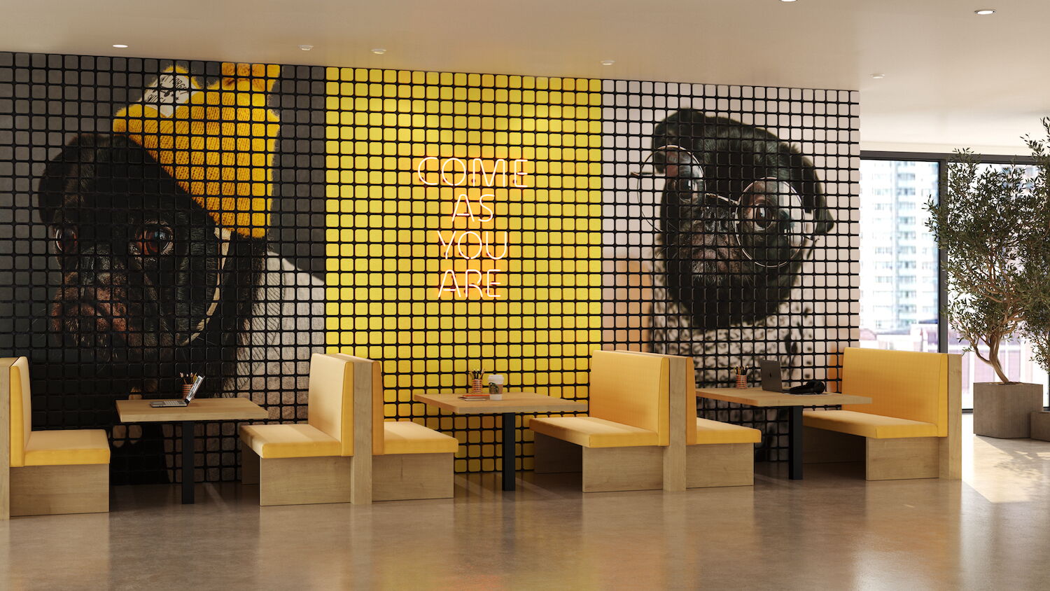 Pixl – Printed Yellow