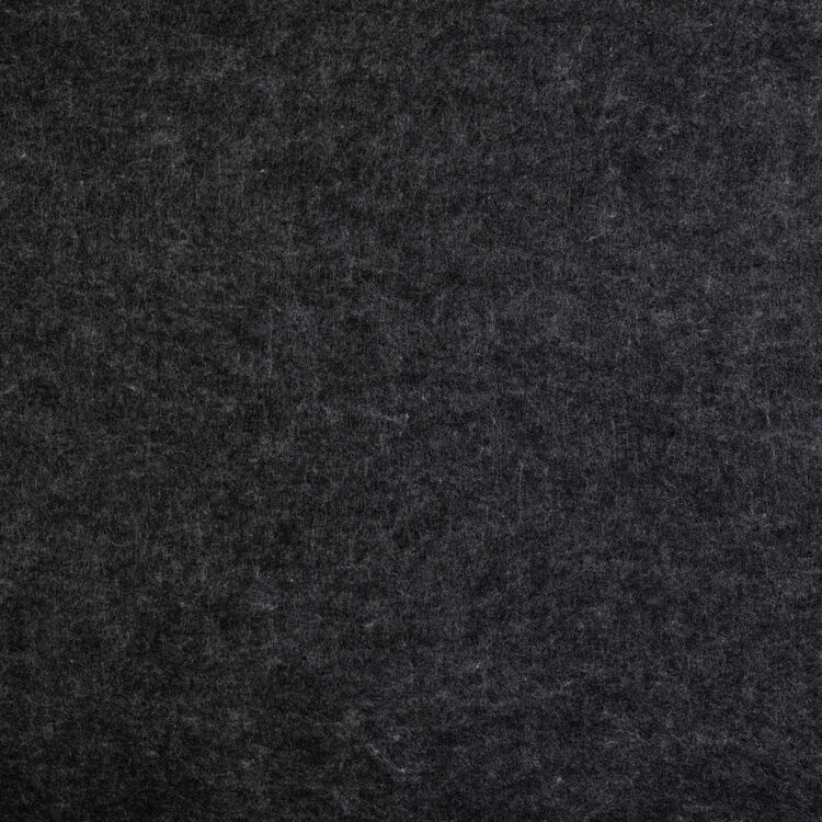 Close-Up of a Dark Gray Felt Texture Material