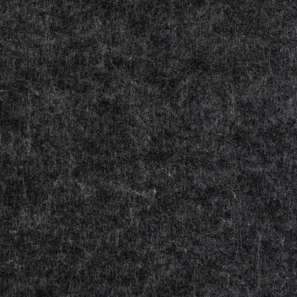 Close-Up of a Dark Grey Felt Material With a Textured Surface