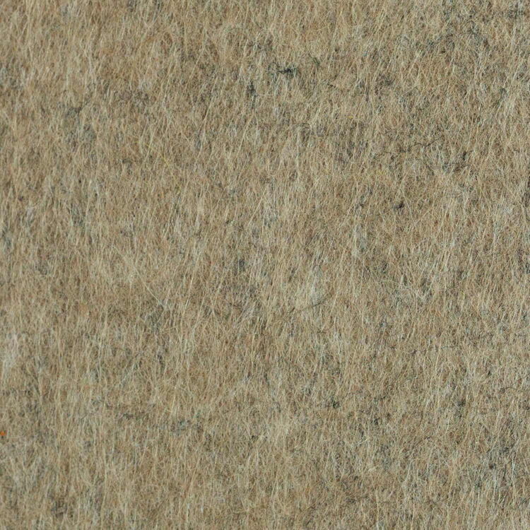 Close-up of Brown Felt Material Showing Textured Surface
