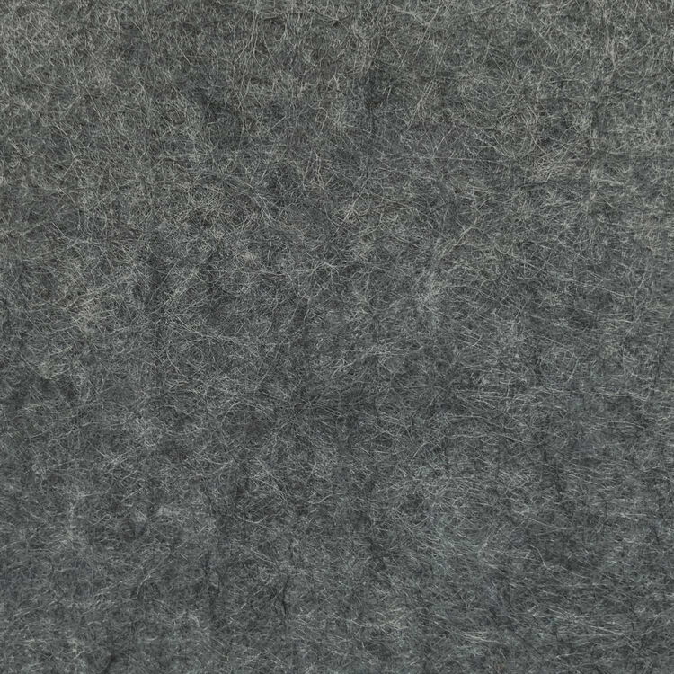 Close-Up of a Grey Felt Texture with Interwoven Fibers