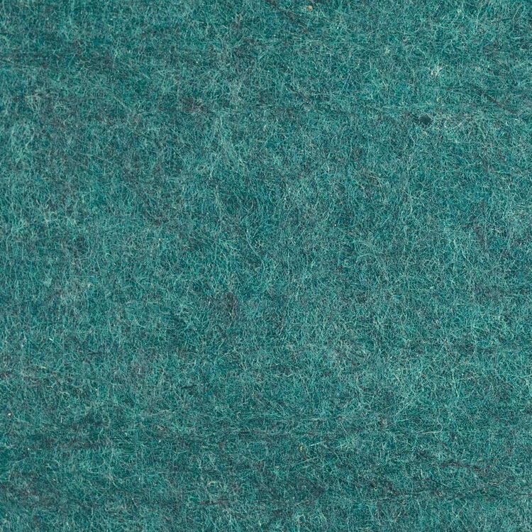 Close-Up View of a Dark Green Felt Texture, Highlighting Its Fibrous Details