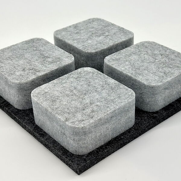 Square - Light Gray on Dark Gray