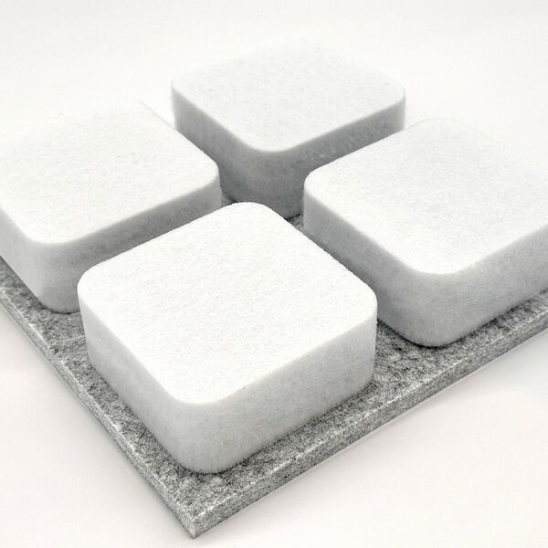 Square - White on Light Gray