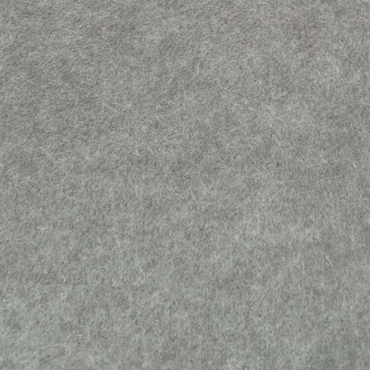 Close-up View of a Grey Felt Texture, Smooth and Uniform