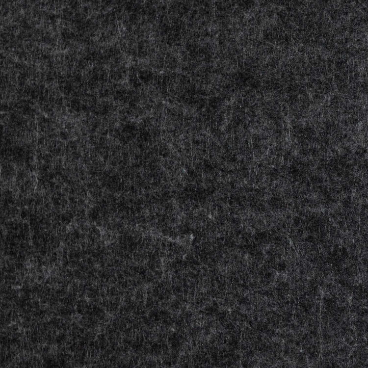 Close-Up of a Dark Grey Felt Material With a Textured Surface